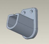RYOBI battery holder 3D model