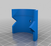1-1/2 Inch diameter Split Sleeve Shelf Bracket 3D model