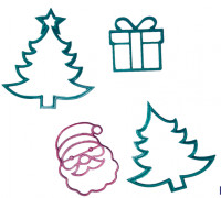 Christmas cookie cutter 3D model