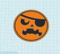 6 Halloween Coasters 3D model