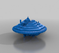 Asteroid Base M319 3D model