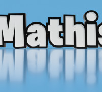 LUMINOUS FIRST NAME Mathis 3D model