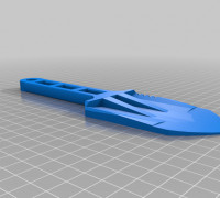 tactical shovel 3D model