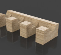 coat hook, Wall hanger 3D model