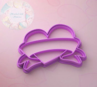 heart cookie cutter 3D model