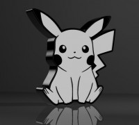 Pikachu Lamp 3D model