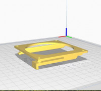 ender 3 v2 fan support 3D model