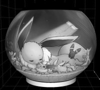 litho pokemon 3D model