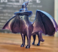 Witchy-batty-cat 3D model