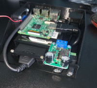 Raspberry pi 3B NAS rack case 2U 3D model