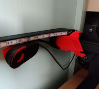 Anycubic Kobra Camera Mount + LED 3D model