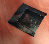 Wall-mounted cell phone holder 3D model