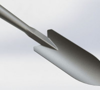 garden shovel 3D model