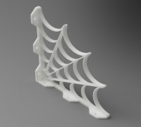 Spiderweb Bracket 3D model