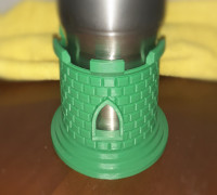 Castle Cup Holder 3D model