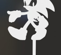 Sonic Topper 3D model
