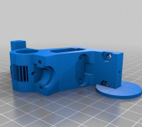 Modified Extruder mount for BLtouch sensor 3D model