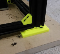 C/D-Bot Frame base feet extensions 3D model