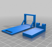 Front mount Logitech c270 bracket for Ender 3 V2 3D model
