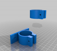 My Customized Parametric Pipe Clamp 3D model