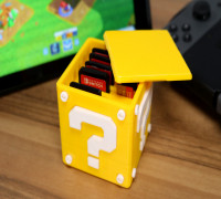 Question Block Switch Cartridge Case 3D model