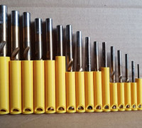 Drill bit holder for toolbox or wall 3D model