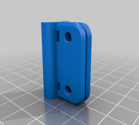 Race number holder 3D model
