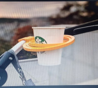 gyroscopic cup holder 3D model