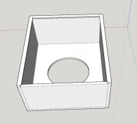 Square lithophane support 3D model