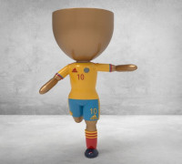 Robert pot player from Colombia 3D model