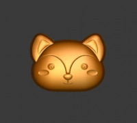 Fox Stl File 3D model