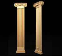 Column Capital 01 3D model