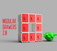 Modular Drawers 2.0 3D model