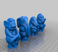 Jumanji token 3D model