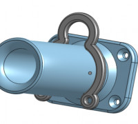 Filament spool holder 3D model