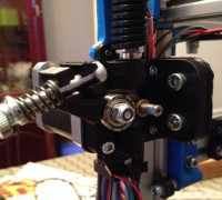 Direct Drive Bowden Extruder; MK8 version 3D model