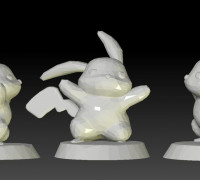 Picachu Low Poly 3D model