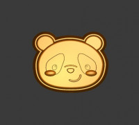 Panda Stl File 3D model