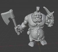 HeroQuest Ogre Chieftain 3D model