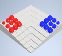 Cup Chess - Board Game 3D model