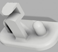 Bathroom Shower Wall Holder 3D model