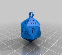 D20 Pendant 3D model