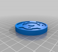 Uchiha Madara's Sharingan Keychain 3D model