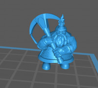 Dwarf Miner 3D model