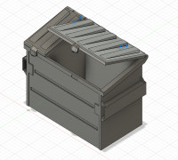 Dumpster Commander Deck Box 3D model