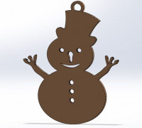 Snowman 3D model