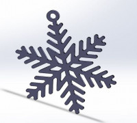 Snowflake 3D model