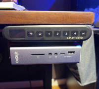 Caldigit Hub Mount for Uplift Desk Under Controller 3D model