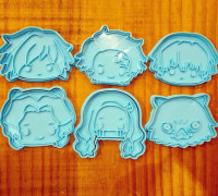 Demon Slayer Cookie Cutter 3D model