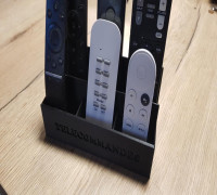 Support 6 telecommandes 3D model